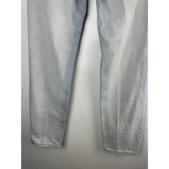 One x OneTeaspoon Awesome Baggies Denim Boyfriend Jeans Distressed Light Wash 28 - Picture 4 of 13